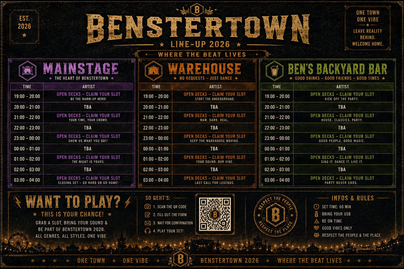 Line-up Poster